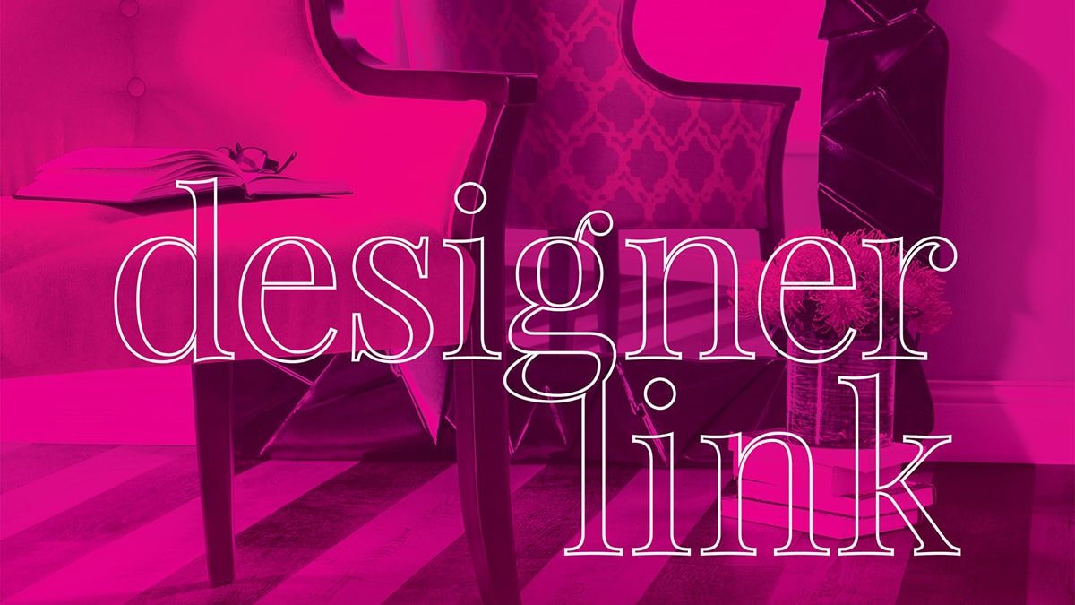 The cover slide of the Designer Link PowerPoint.